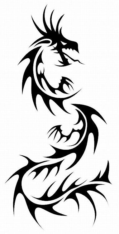 Dragon tribal tattoo meaning